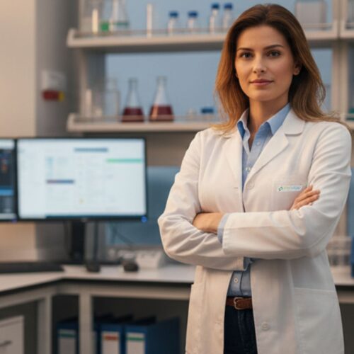 biologa al lavoro per prevenire il rischio legionella nuovo decreto 102-2025